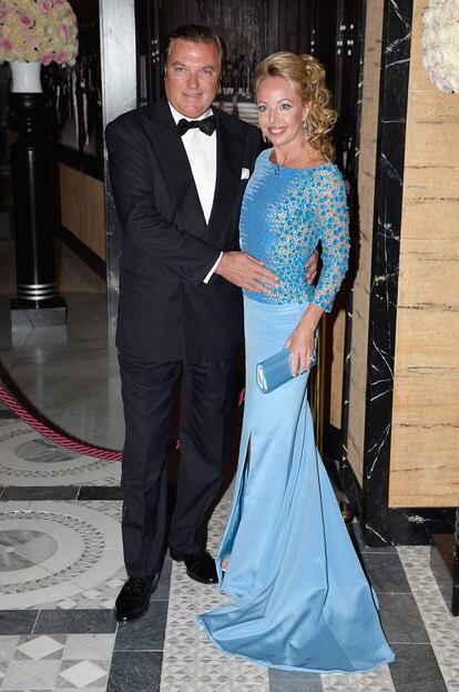 El príncipe Carlos de Borbón-Dos Sicilias junto a la princesa Camilla.