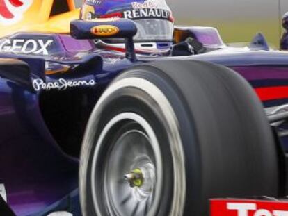 Vettel, en el Gran Premio de Corea.