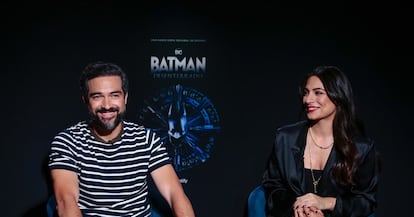 Alfonso Herrera y Ana Brenda Contreras, voces protatonistas de 'Batman desenterrado'.