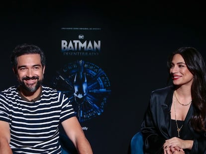 Alfonso Herrera y Ana Brenda Contreras, voces protatonistas de 'Batman desenterrado'.
