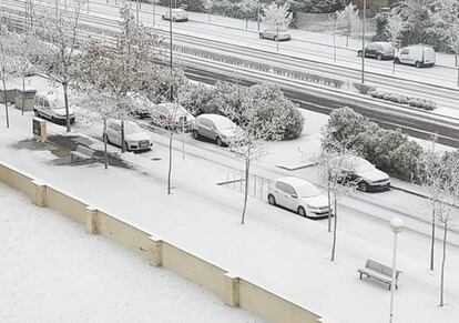 Valladolid, con -4 grados y cencellada el pasado 12 de enero.