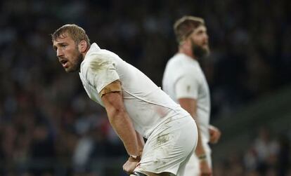 Chris Robshaw en el partido ante Gales.