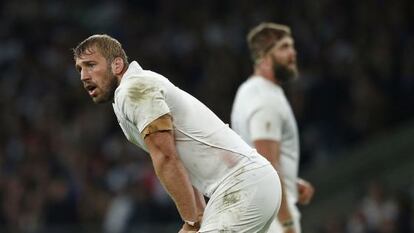 Chris Robshaw en el partido ante Gales.