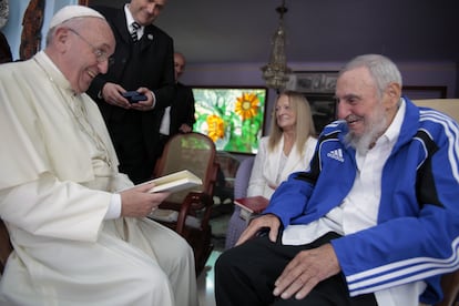El Papa visita a Fidel Castro en La Habana (Cuba), el 20 de septiembre de 2015.