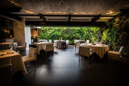 Comedor del restaurante Dani García, en Marbella (Málaga).