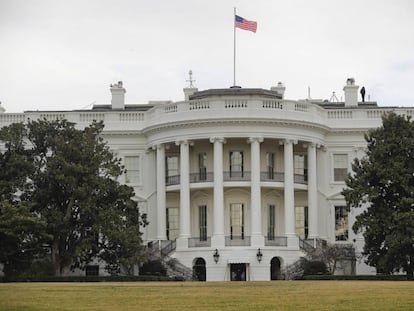 Imagen de la Casa Blanca el pasado mes de febrero. 