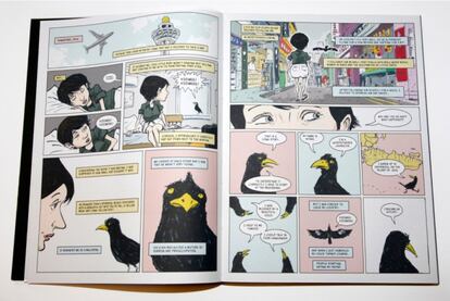 Cómic incluido en The Migrant realizado por Sonny Liew