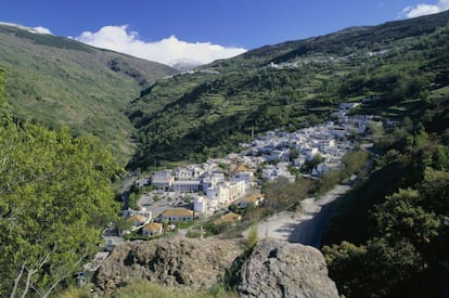 Vista de Pampaneira (Granada).