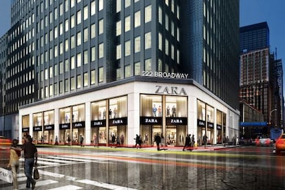 Una recreaci&oacute;n de la nueva tienda de Zara.