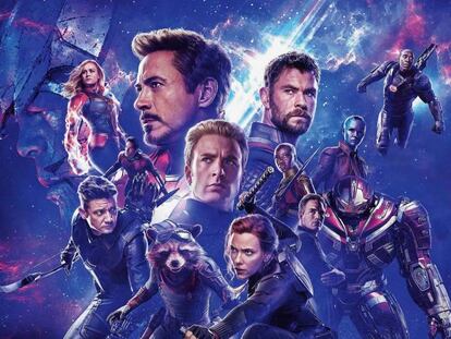 Cartel de promoción de 'Vengadores: Endgame'.