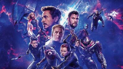 Cartel de promoción de 'Vengadores: Endgame'.