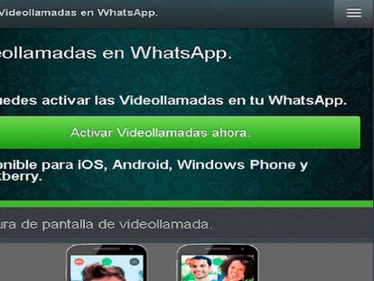 Fraude en un supuesto servicio de videollamadas para Whatsapp
