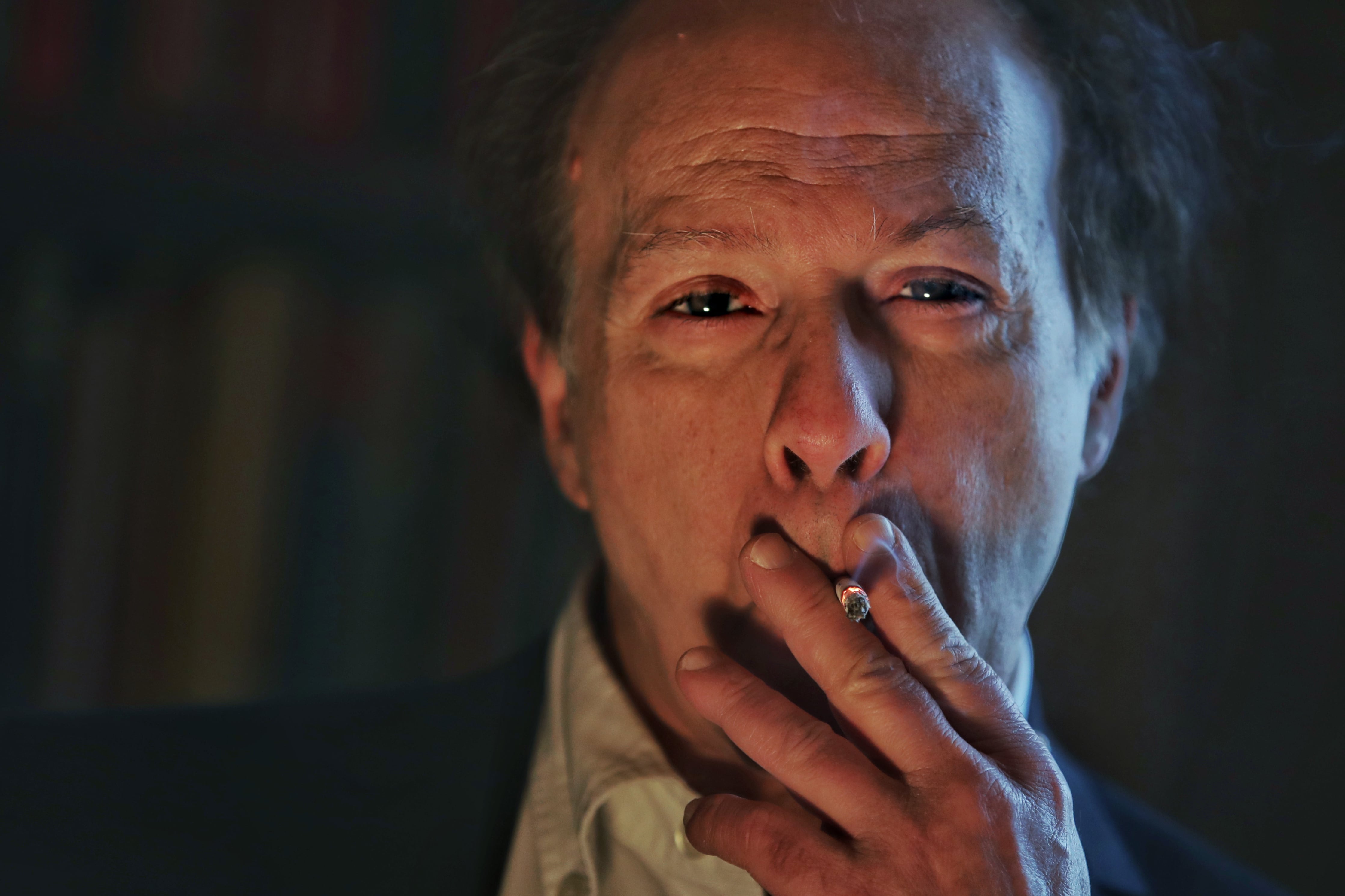 Javier Marias, escritor, miembro de La Real Academia y colaborador de El País, en Madrid.