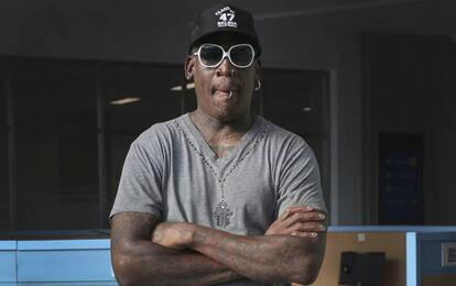 Dennis Rodman, el pasado mes de junio.