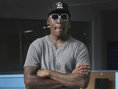 Dennis Rodman, el pasado mes de junio.