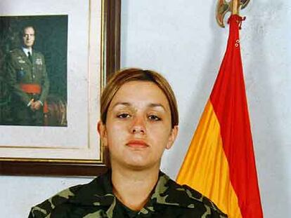 Fotografía de la soldado Idoia Rodríguez Buján.