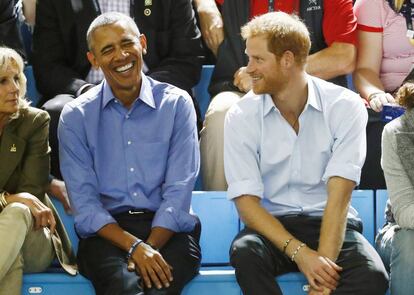 Barck Obama y Enrique de Inglaterra, el pasado septiembre en los Juegos Invictus celebrados en Toronto (Candá).