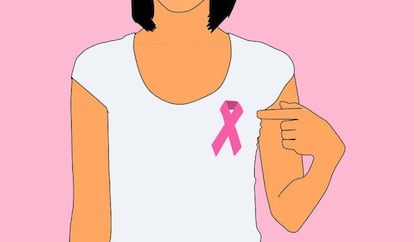 Ilustración especial para conmemorar el Día Internacional contra el Cáncer de Mama.