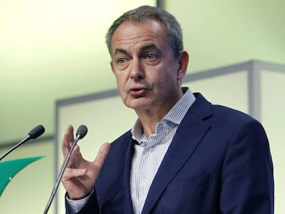 El expresidente del Gobierno español José Luis Rodríguez Zapatero.