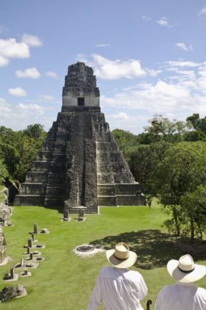 Templo del Gran Jaguar en Tikal, Guatemala.
