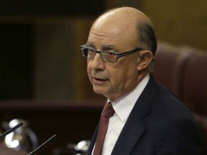 El ministro de Hacienda, Crist&oacute;bal Montoro.