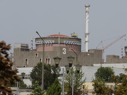 La central nuclear de Zaporiyia, en Ucrania, en una imagen del 22 de agosto.