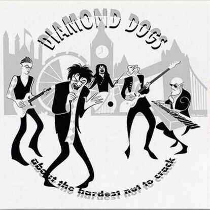 Portada del disco ‘About The Hardest Nut to Crack’, de Diamond Dogs.