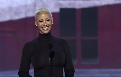 Amber Rose se dirige este lunes a la Convención Nacional Republicana. 