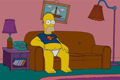 Homer Simpsons<b>, patriarca de la popular familia.</b>