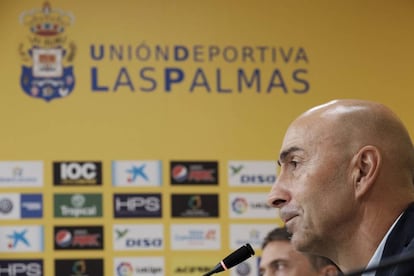 Pako Ayestar&aacute;n, nuevo entrenador de Las Palmas.