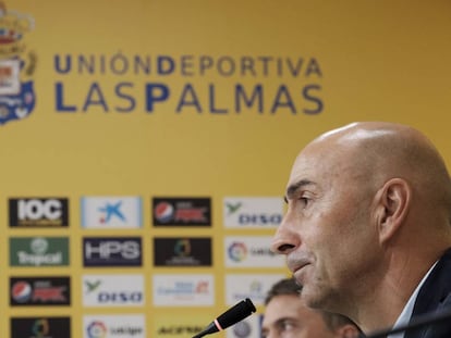 Pako Ayestar&aacute;n, nuevo entrenador de Las Palmas.