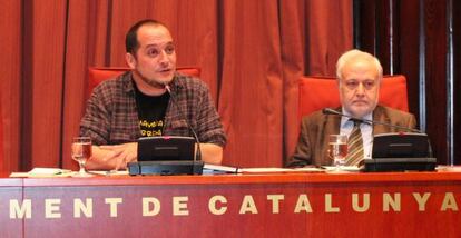 David Fernàndez, al Parlament.