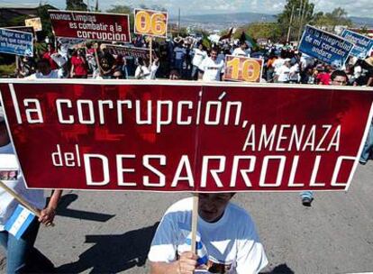 Manifestación celebrada en Tegucigalpa (Honduras) en febrero de 2007.