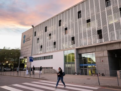 Facultad de Medicina de la Universidad de Barcelona, en L'Hospitalet de Llobregat, donde se encuentra el laboratorio 4141, el miércoles.