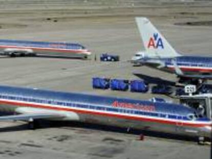 En 2011 se transportaron 49 millones de toneladas de mercancías por vía aérea, más de la mitad a bordo de aviones de pasajeros. EFE/Archivo