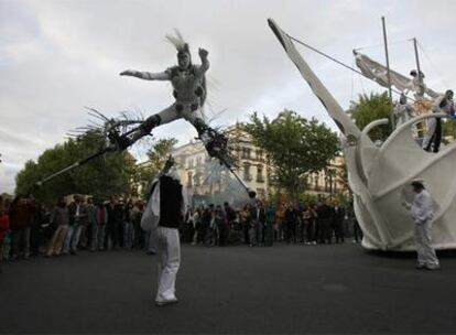 Un momento de la inauguración del IV Festival Internacional de Teatro y Artes Escénicas de Sevilla.