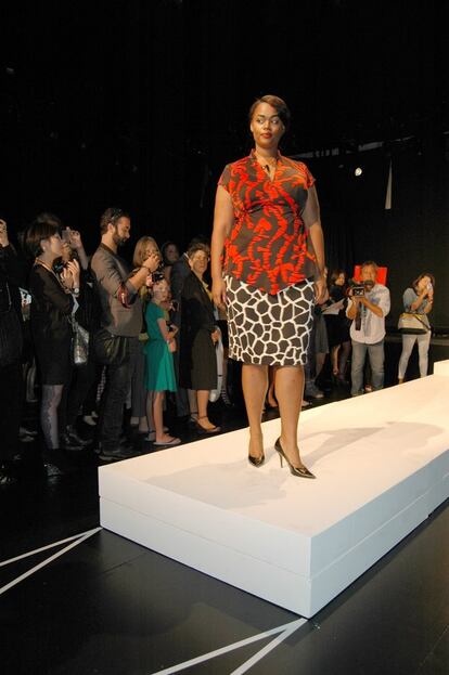 Oversize fashion at the Fashion Week in New York