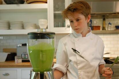 El niño chef estadounidense Flynn McGarry.