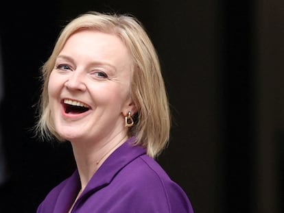 Liz Truss poco después de ganar la presidencia del partido conservador británico, el 5 de septiembre.