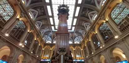 Interior Bolsa de Madrid.