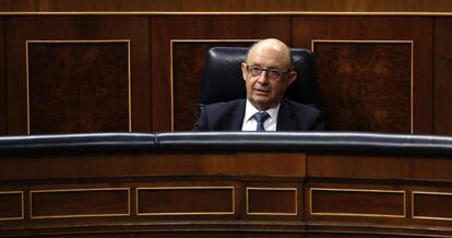 El ministro de Hacienda, Cristóbal Montoro.