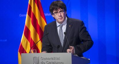 El president de la Generalitat, Carles Puigdemont.