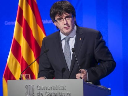 El president de la Generalitat, Carles Puigdemont.