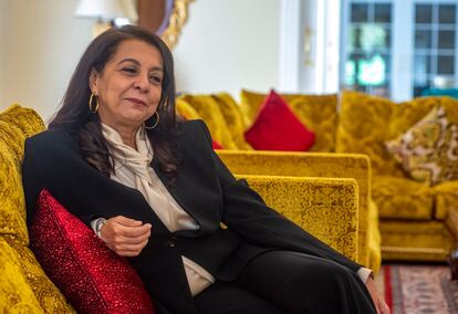Karima Benyaich, embajadora del Reino de Marruecos en España, durante la entrevista.