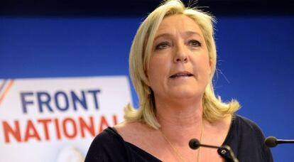 La líder del Frente Nacional, Marine Le Pen.
