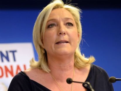 La l&iacute;der del Frente Nacional, Marine Le Pen. 