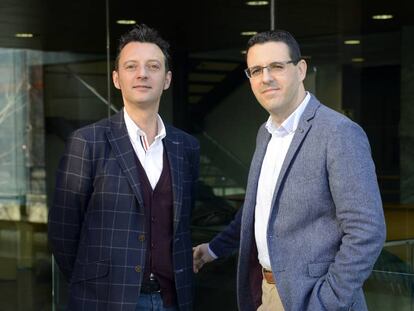 Julián Díaz-Santos y Jordi Pérez, cofundadores de Unnax