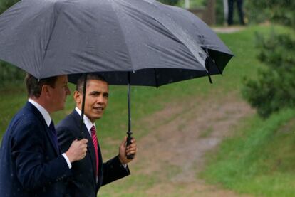 David Cameron y Barack Obama, en la cumbre del G-8, en Toronto, en junio de 2010.