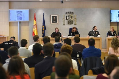 Inicio del juicio del caso Alsasua, en la Audiencia Nacional, el 16 de abril.