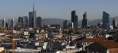 El barrio de Porta Nuova en Milán.